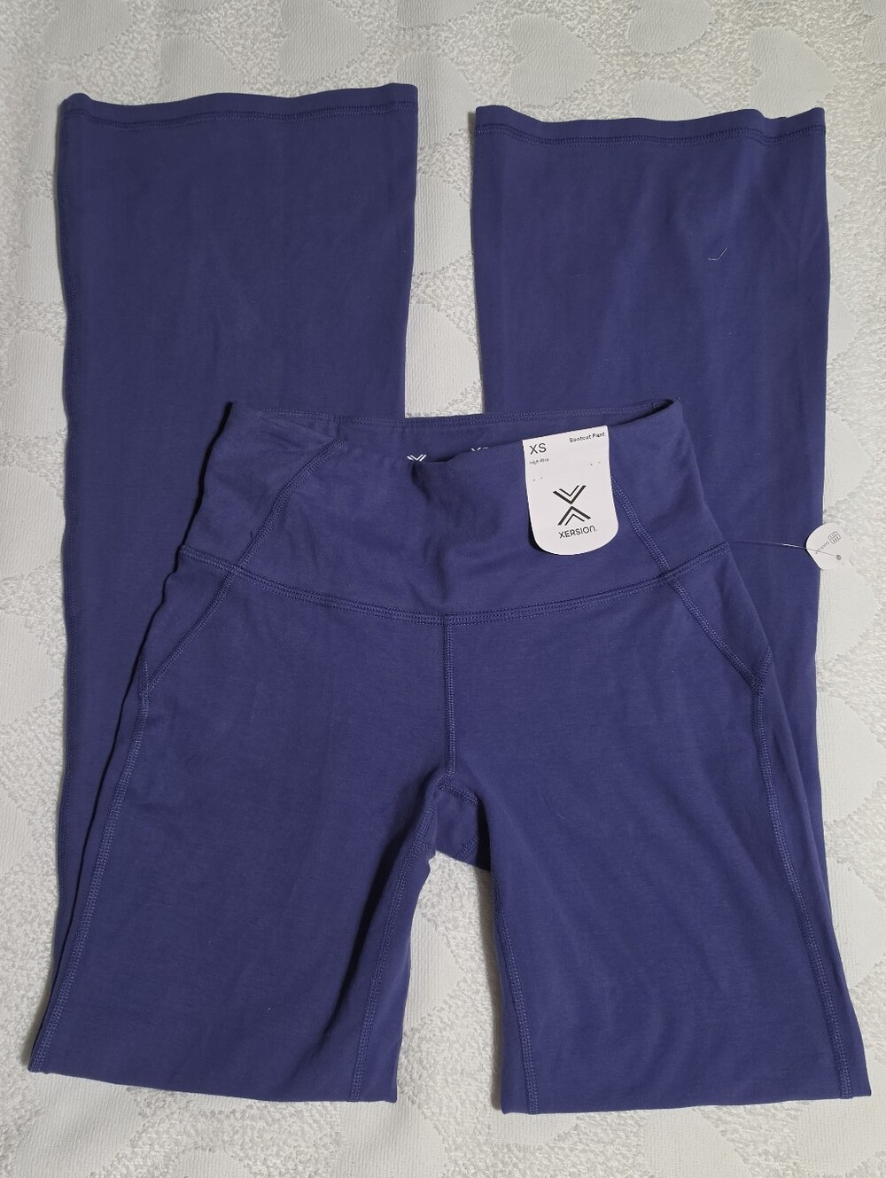 Xersion Women's Purple Boot Cut Leggings - XS